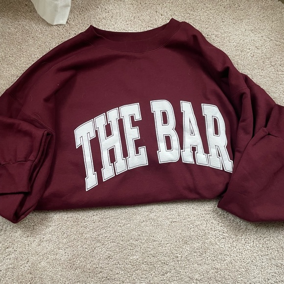 The Bar Tops Brand New The Bar Varsity Sweatshirt Xl Poshmark